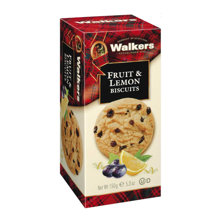 Walkers Shortbread Ltd. – Fruit & Lemon Biscuits 150g